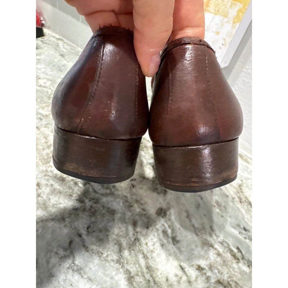 Bally brown leather